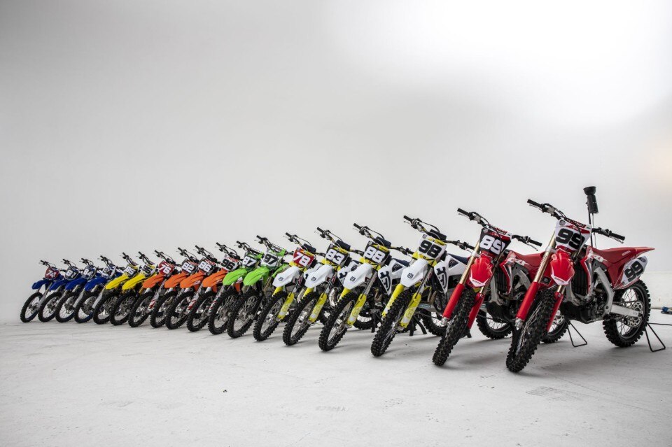 Master MX 2020: tutte le moto della comparativa motocross dell'anno Master MX 2020: tutte le moto della comparativa motocross dell'anno
