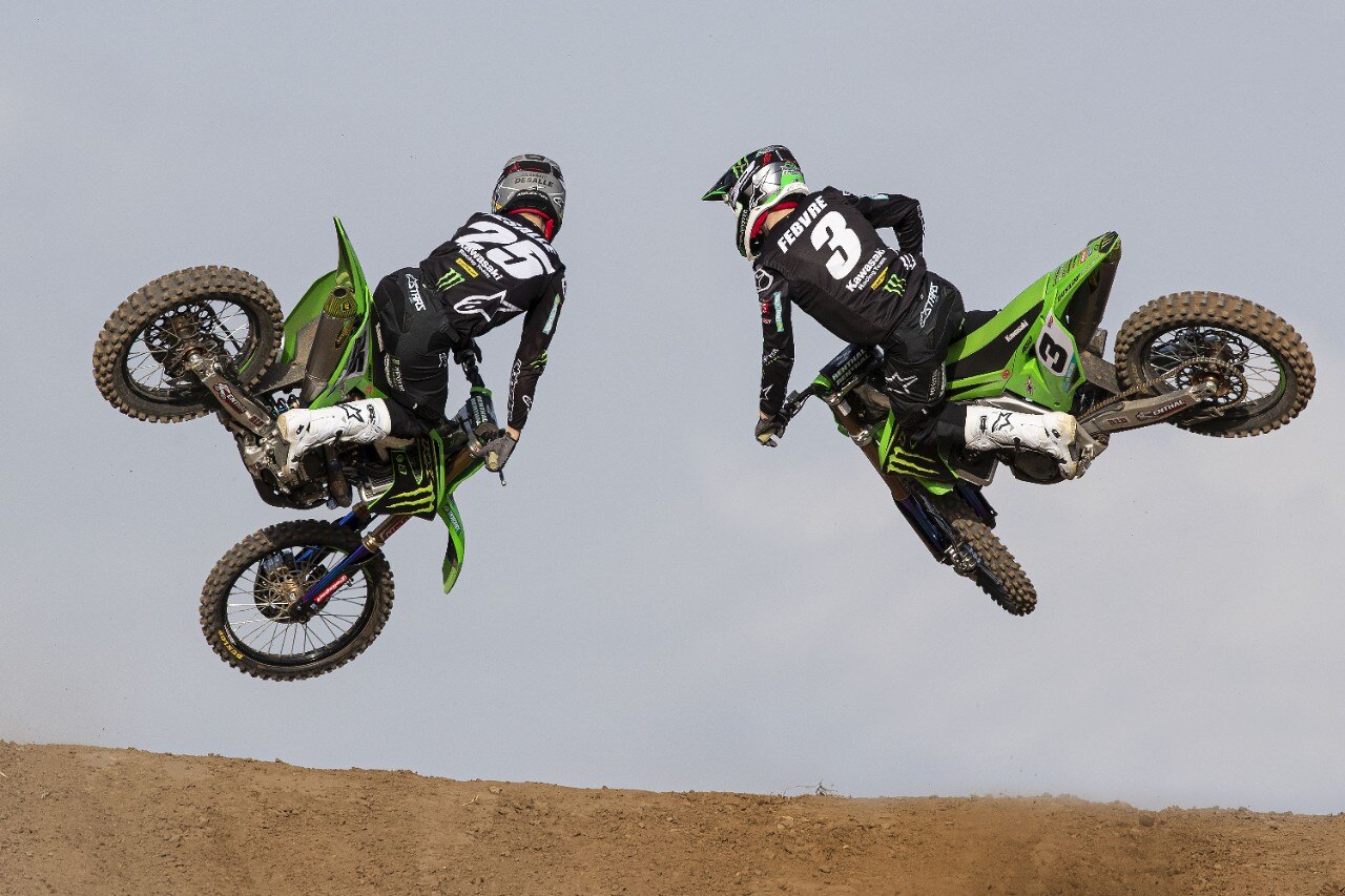 Team Kawasaki Racing MXGP 2020 official photoshooting mx 2020 - Xoffroad