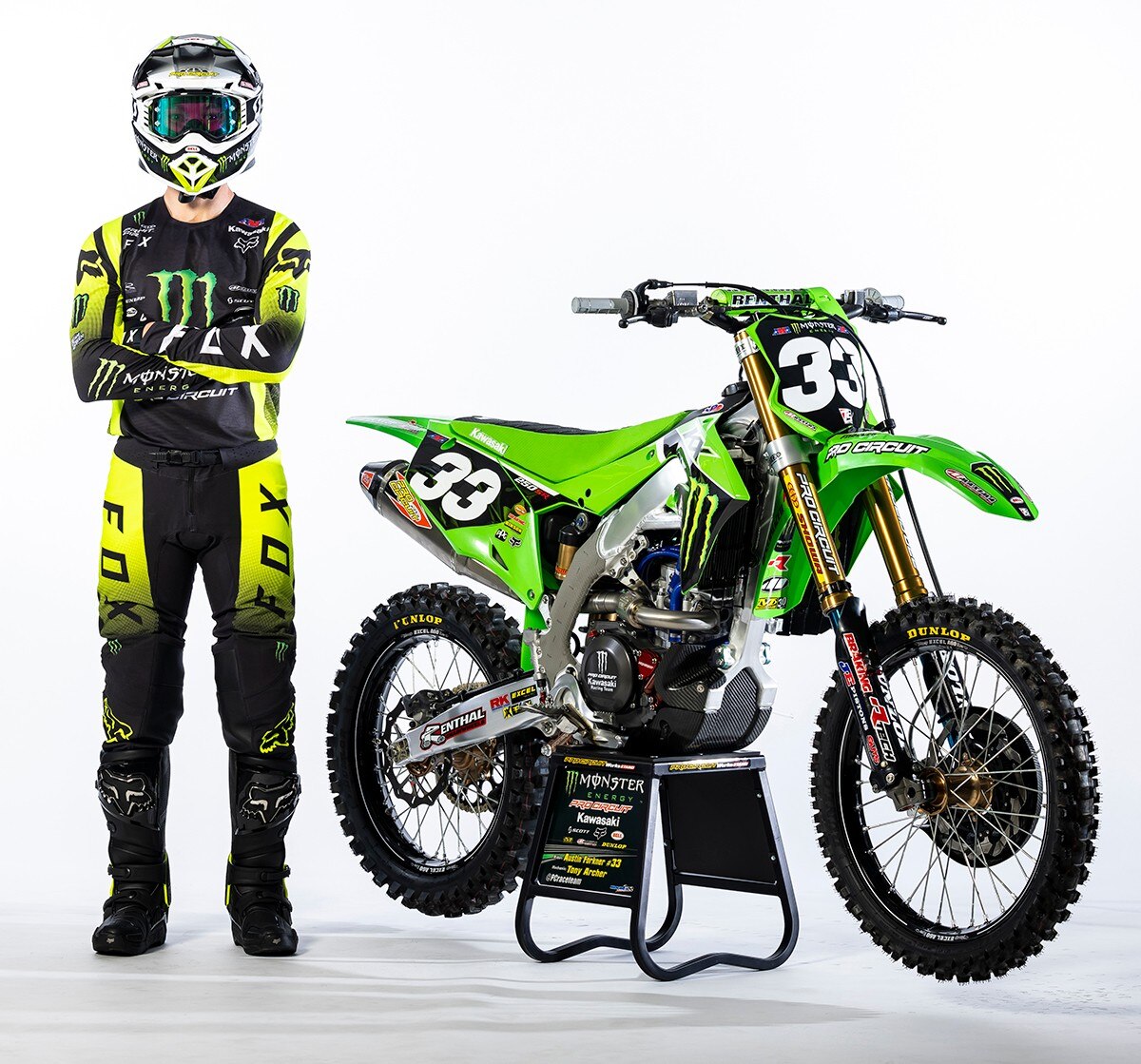 Team Monster Energy Kawasaki 2022 Photo shoot