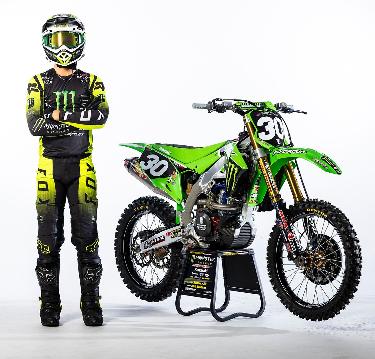 Team Monster Energy Kawasaki 2022 Photo shoot