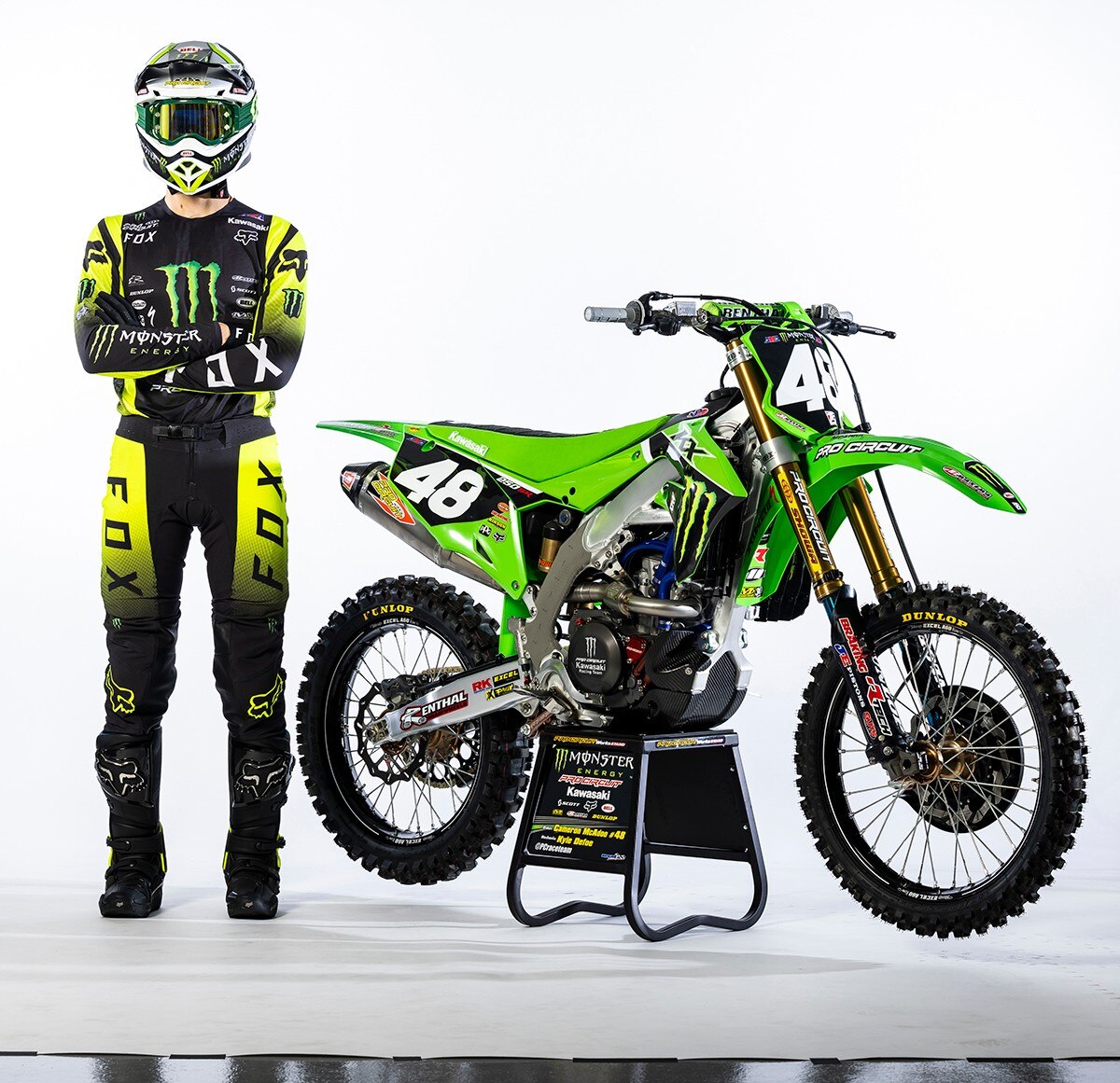 Team Monster Energy Kawasaki 2022 Photo shoot