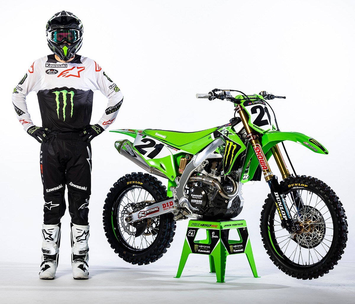 Team Monster Energy Kawasaki 2022 Photo shoot