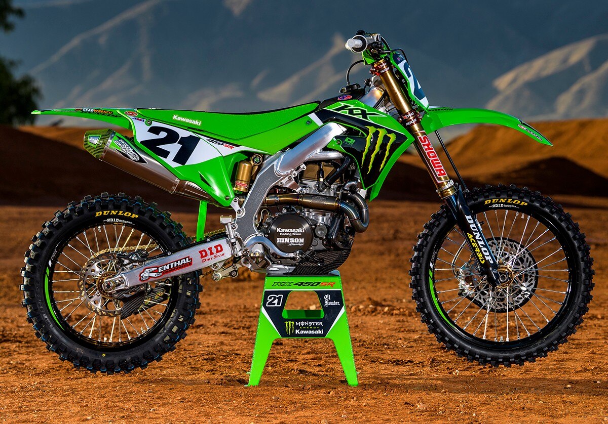 Team Monster Energy Kawasaki 2022 Photo shoot