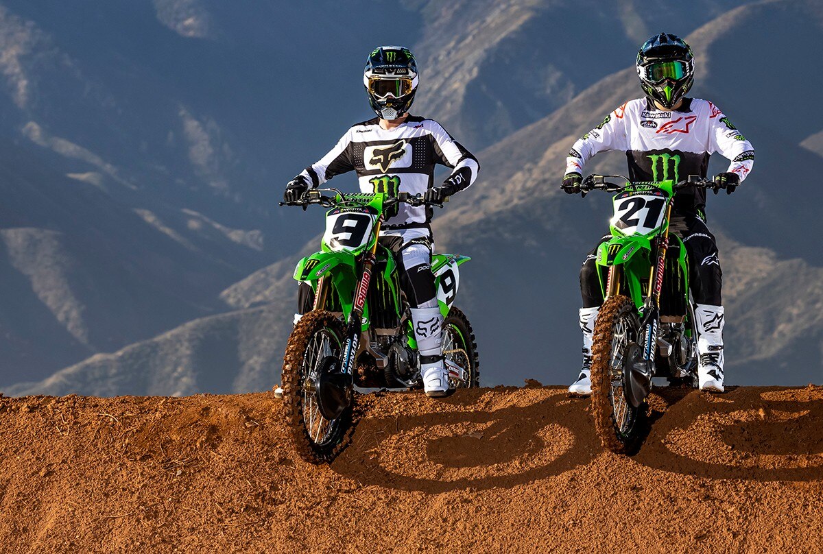 Team Monster Energy Kawasaki 2022 Photo shoot