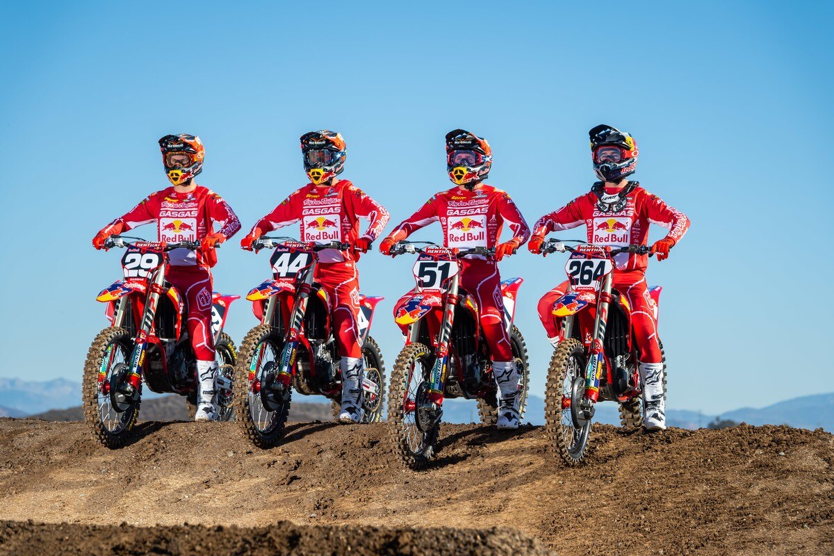 Troy Lee Designs/Red Bull/GASGAS Factory Racing Team 2022 Photo shoot