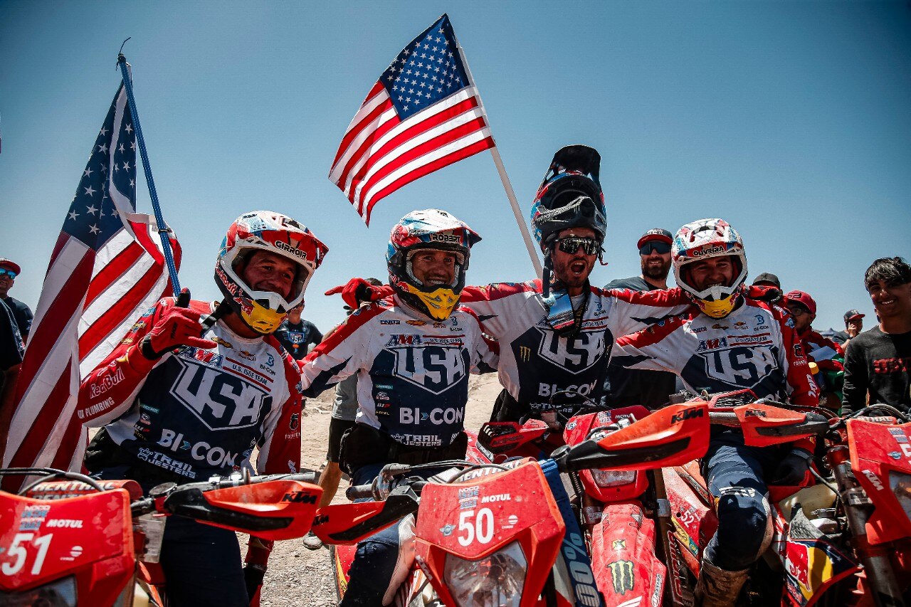 ISDE 2023, trionfano gli USA