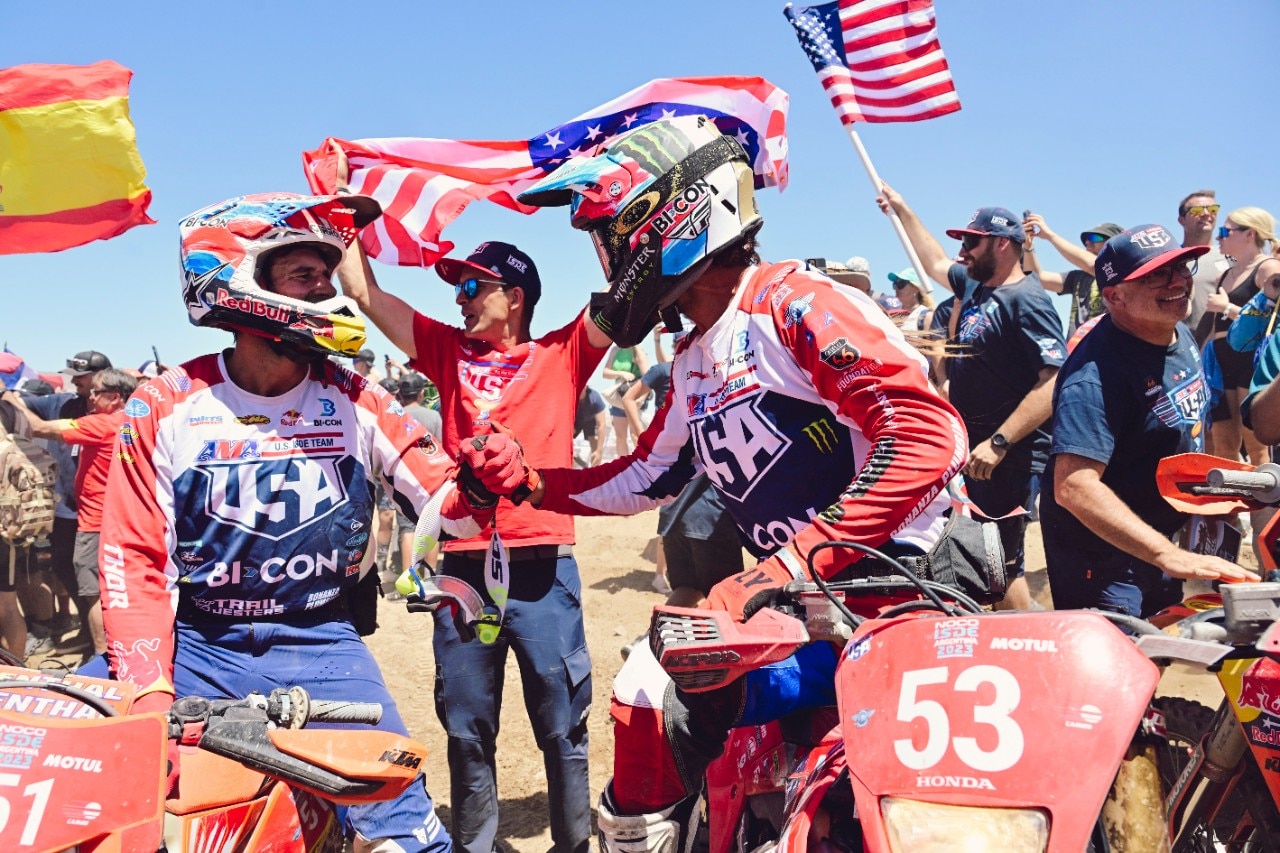 ISDE 2023, trionfano gli USA