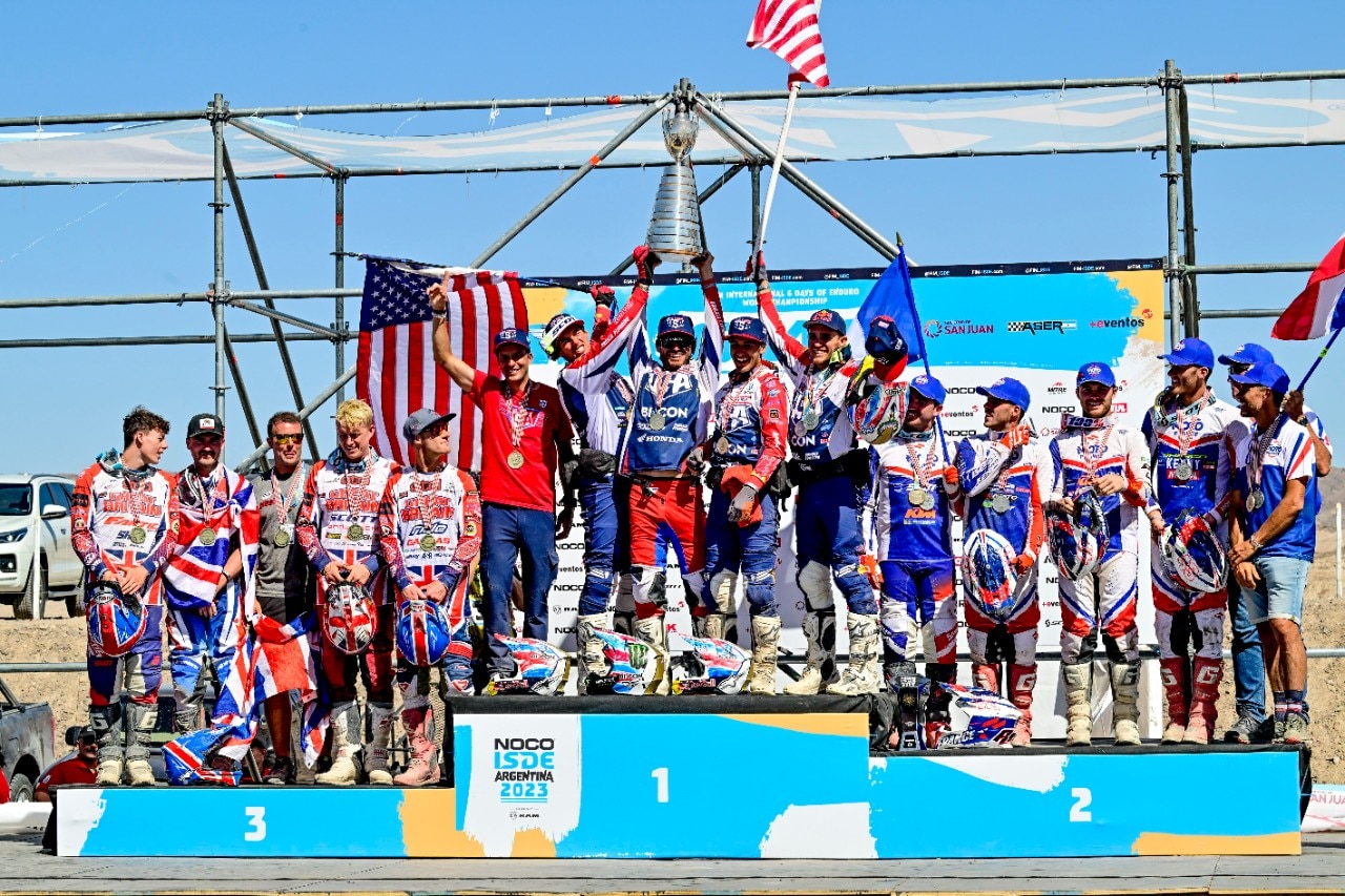 ISDE 2023, trionfano gli USA