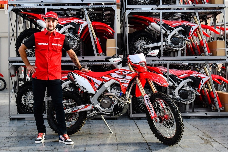 Honda Racing RedMoto World Enduro Team con Christophe Charlier