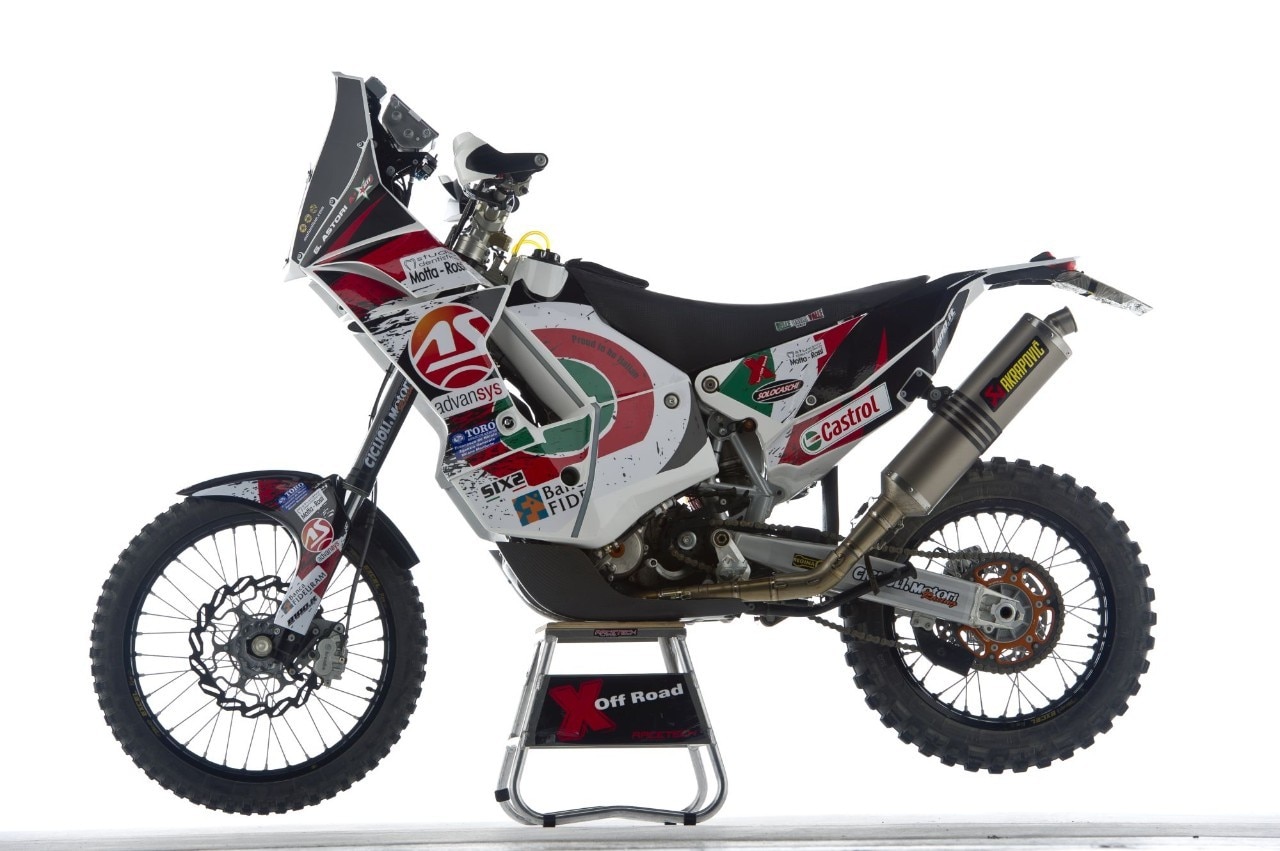 La KTM 450 Rally Replica del 2012, la moto di Gianernesto Astori