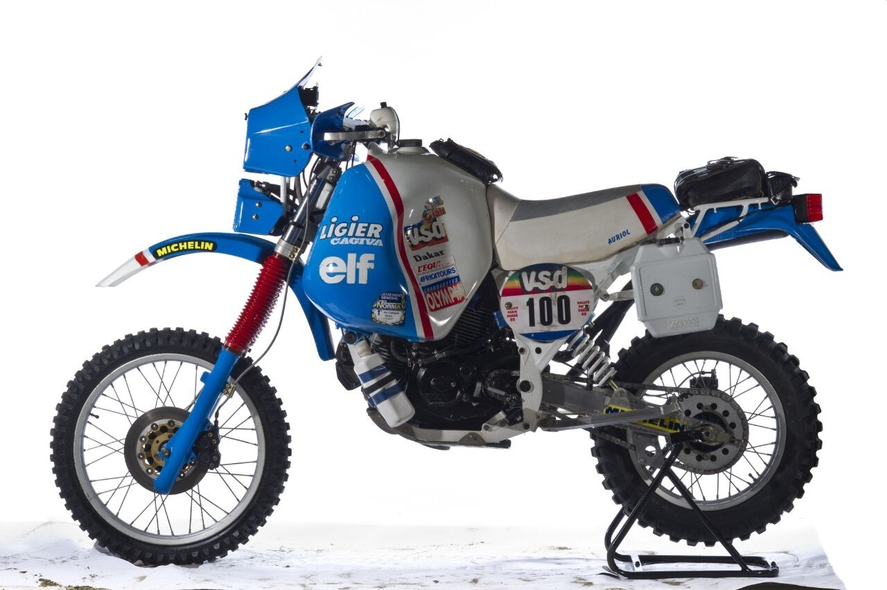 La Cagiva Elefant 700 del 1985, la moto di Hubert Auriol