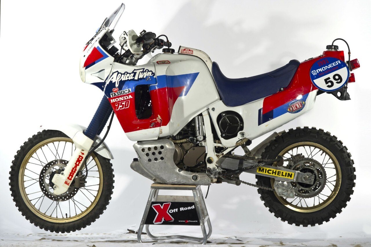 La Honda 750 Africa twin del 1991, la moto di Roberto Boano