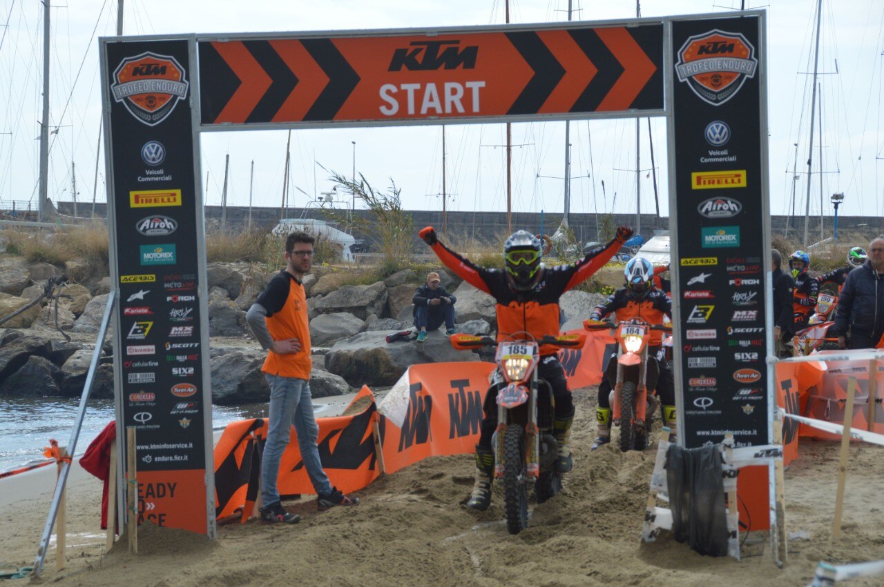 Trofeo Enduro KTM da record a Sanremo