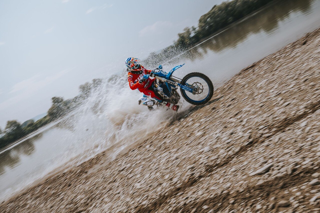 Andrea Verona in azione