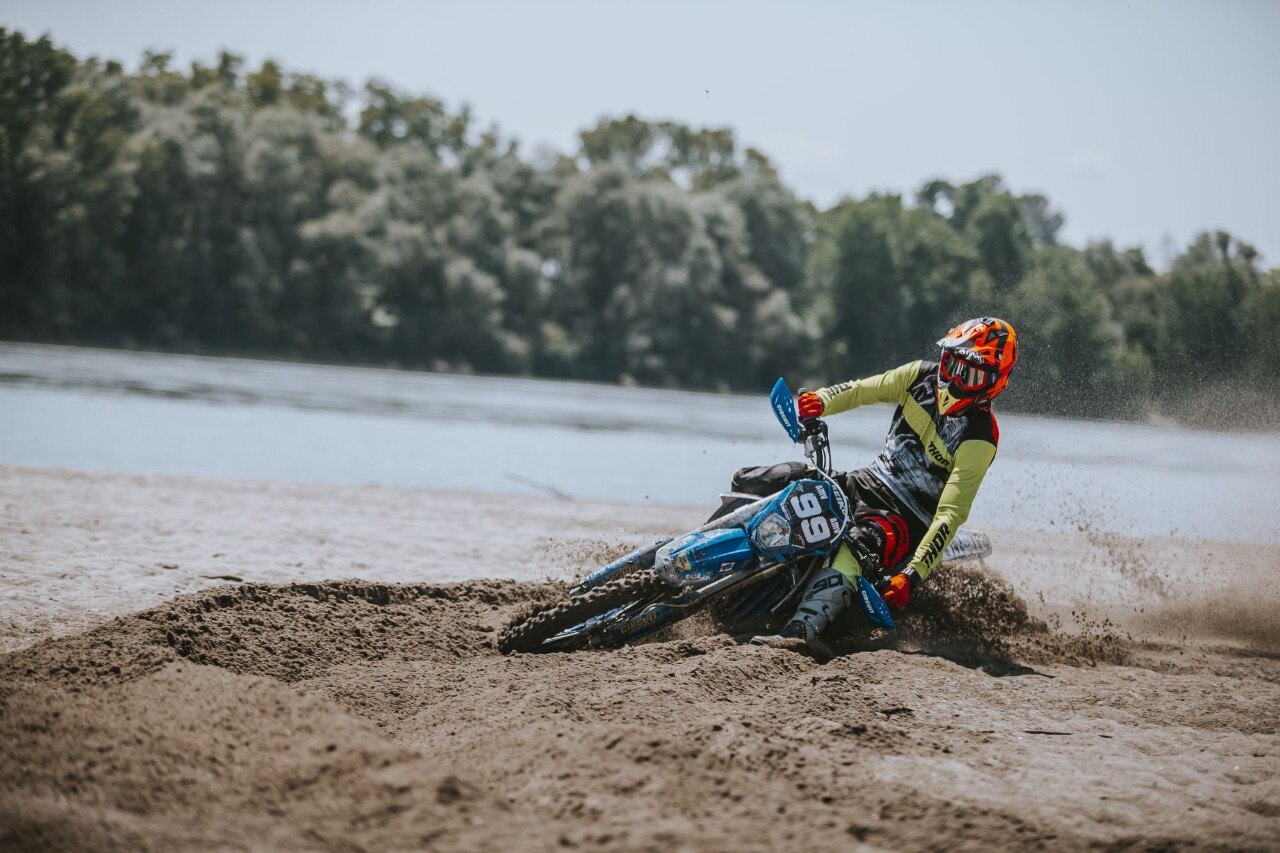 Simone Zaffaroni in azione