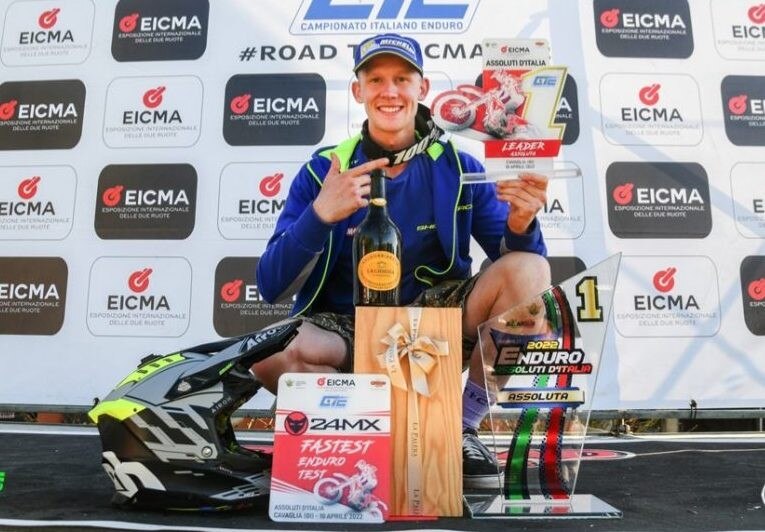 Assoluti d’Italia Enduro: assolo di Hamish Macdonald a Cavaglià