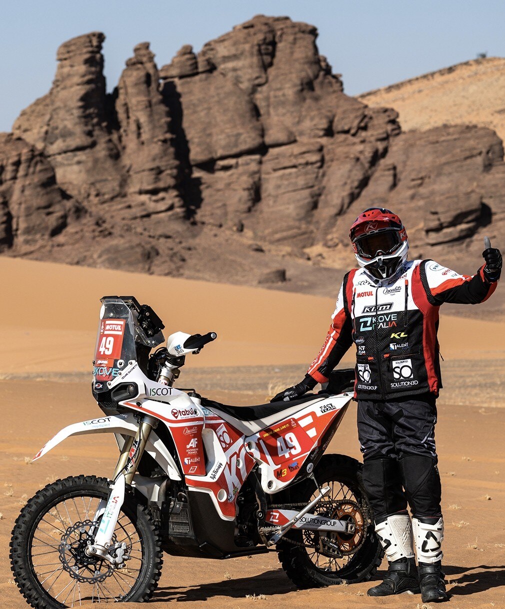 Cesare Zacchetti conclude la Dakar 2024 con la KOVE 450 Rally