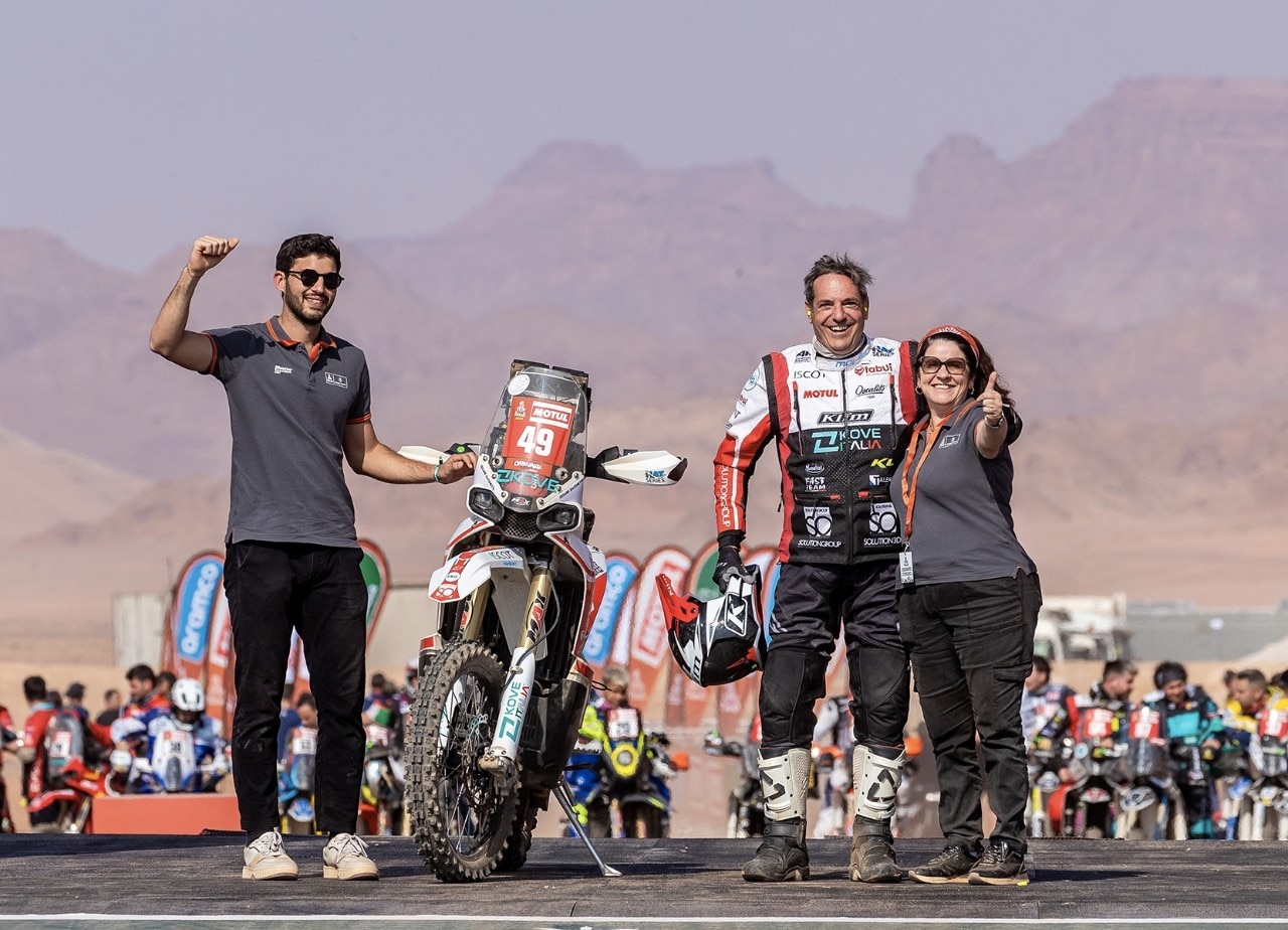 Cesare Zacchetti conclude la Dakar 2024 con la KOVE 450 Rally