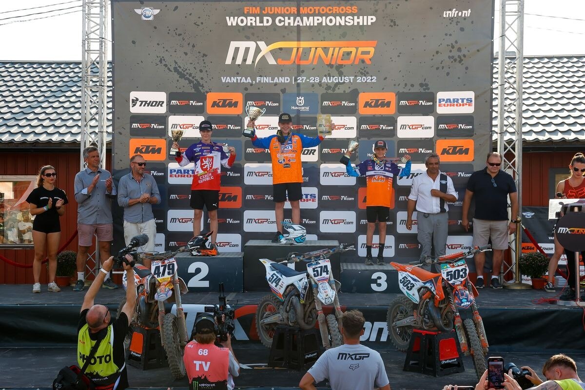 Van Erp, Doensen e Leok Campioni del Mondo MX Junior