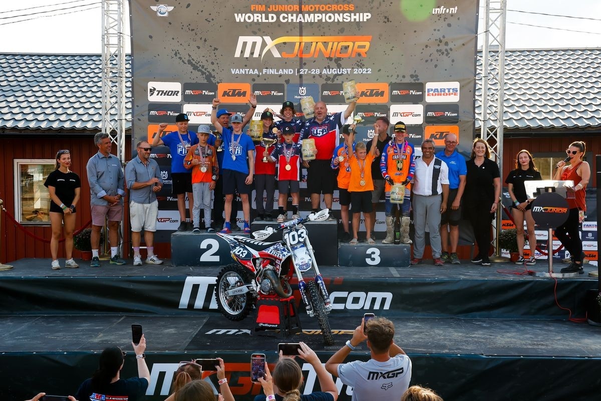Van Erp, Doensen e Leok Campioni del Mondo MX Junior