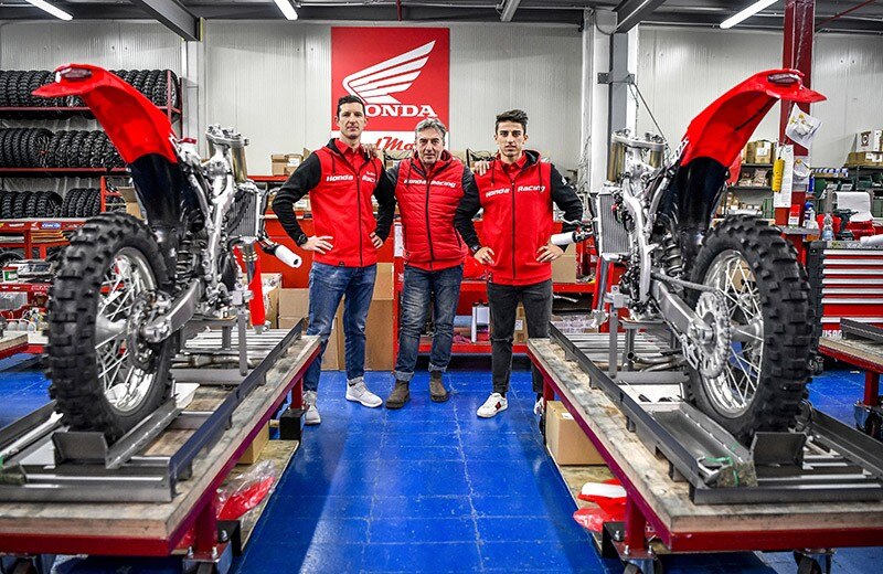 Honda RedMoto Lunigiana Team con Guarneri e Soreca