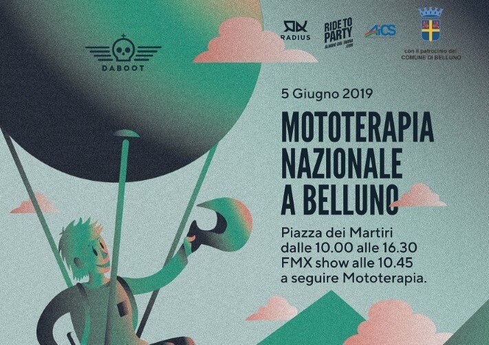 La mototerapia di Vanni Oddera arriva a Belluno
