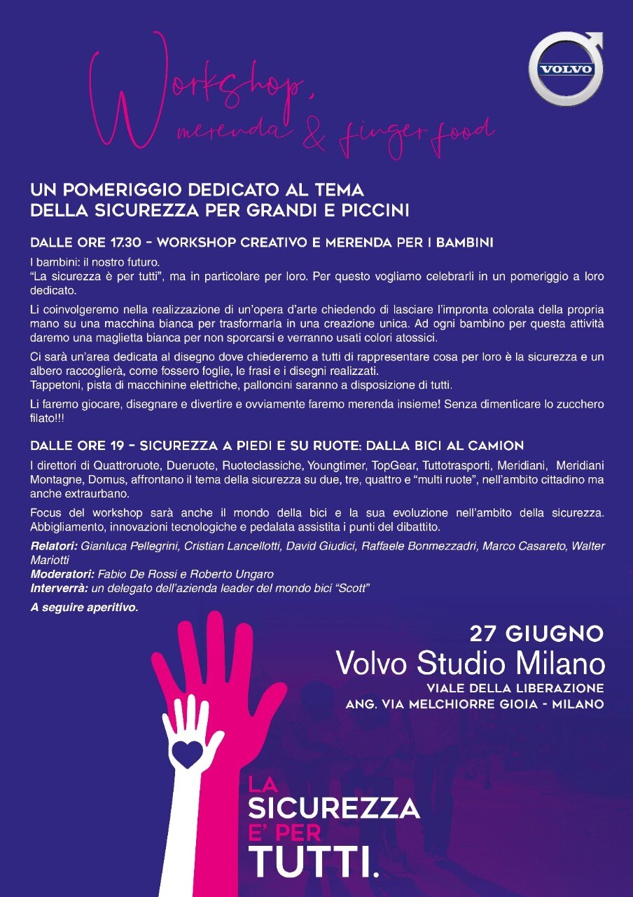 La Sicurezza è per tutti, il workshop a Milano