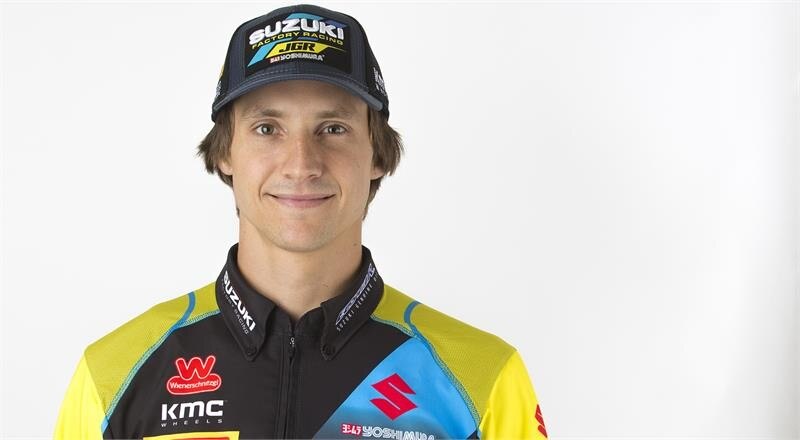 Fredrik Noren con il Team JGRMX Yoshimura Suzuki