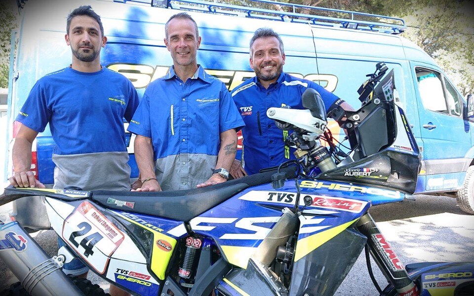 Johnny Aubert nuovo pilota Sherco TVS Factory Rally Team Johnny Aubert nuovo pilota Sherco TVS Factory Rally Team
