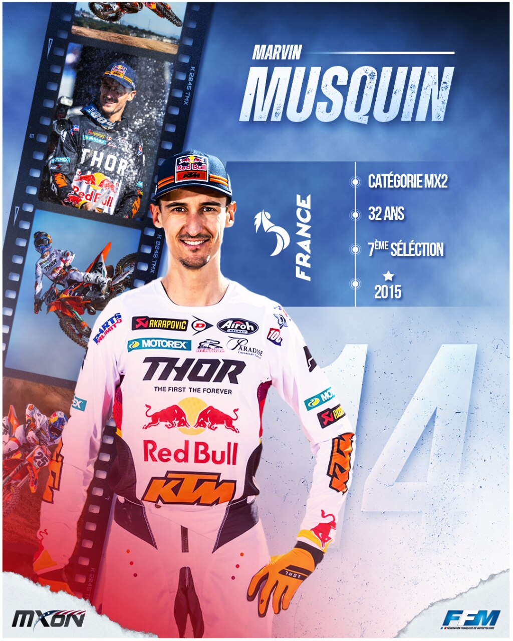 La Francia presenta la squadra per il MXoN 2022