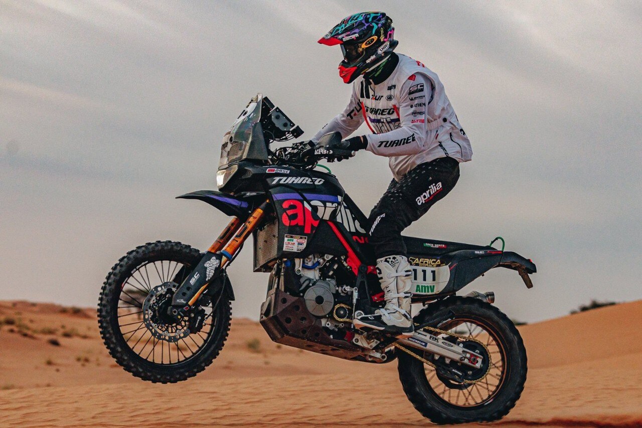 “Aprilia Tuareg queen of Africa”