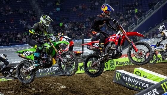 AMA Supercross 2022, Jason Anderson si prende anche Minneapolis - VIDEO
