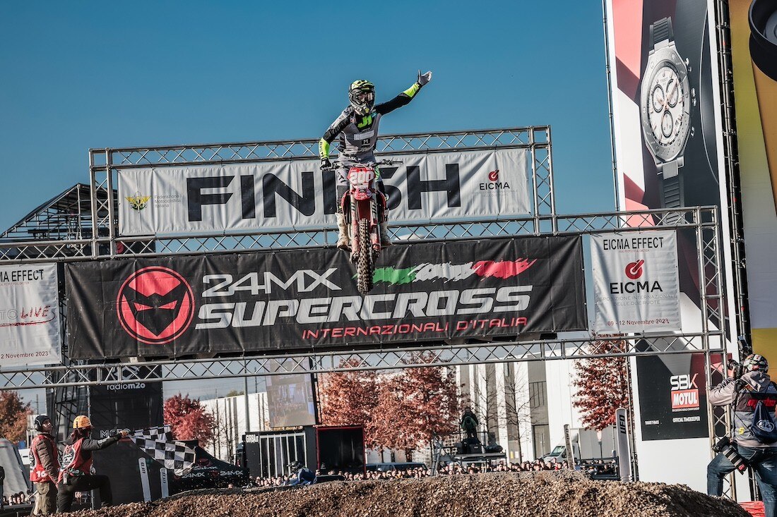EICMA MotoLive: Filippo Zonta e Brian Hsu Campioni degli Internazionali d’Italia SX
