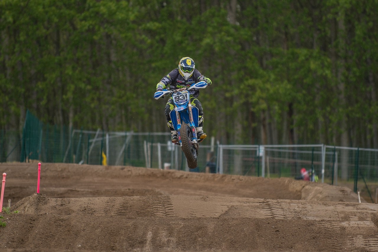 Campionato Regionale Supermoto Nord Italia, sliding in the rain a Ottobiano