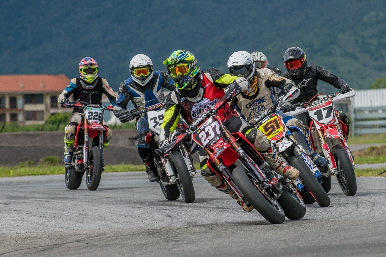 La neve non ferma l’Interregionale Supermoto 2019 a Busca