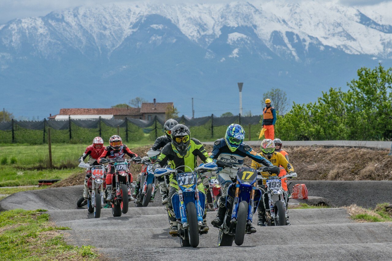 La neve non ferma l’Interregionale Supermoto 2019 a Busca