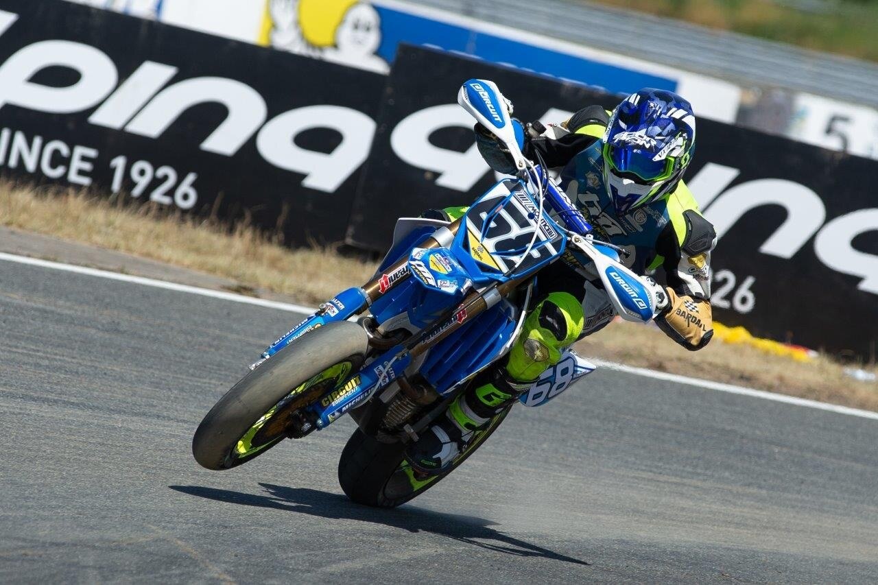 Europeo Supermoto S2 2019, terza vittoria per Thomas Chareyre in Polonia