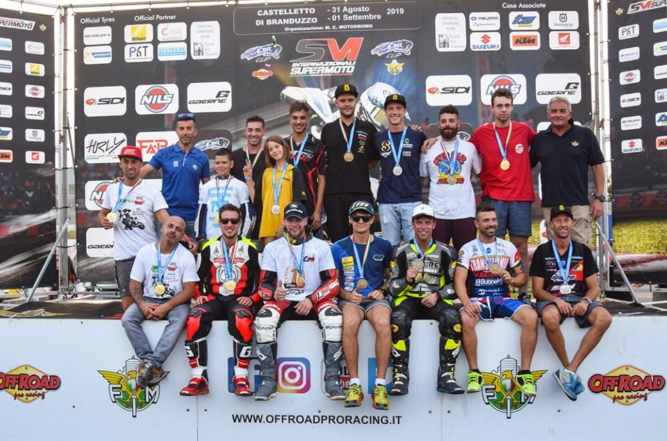 Tutti i Campioni degli Internazionali d'Italia Supermoto 2019