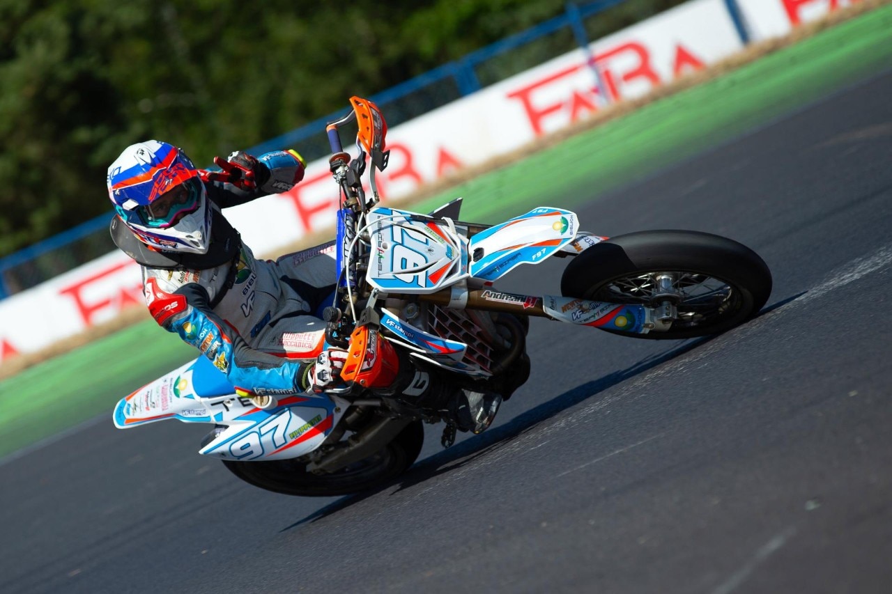 Gioele Filippetti Campione europeo Supermoto Lites Cup 2019