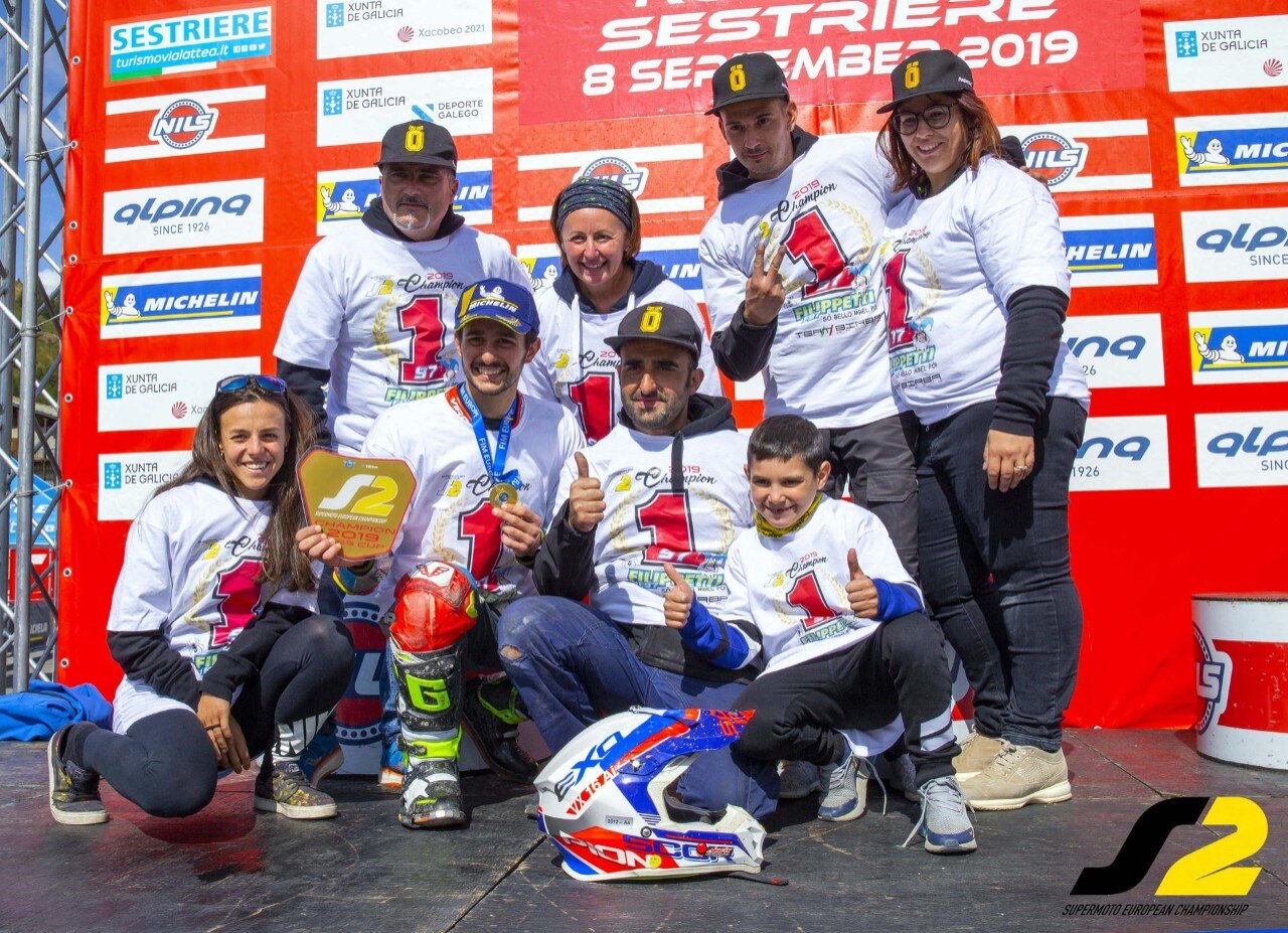 Gioele Filippetti Campione europeo Supermoto Lites Cup 2019