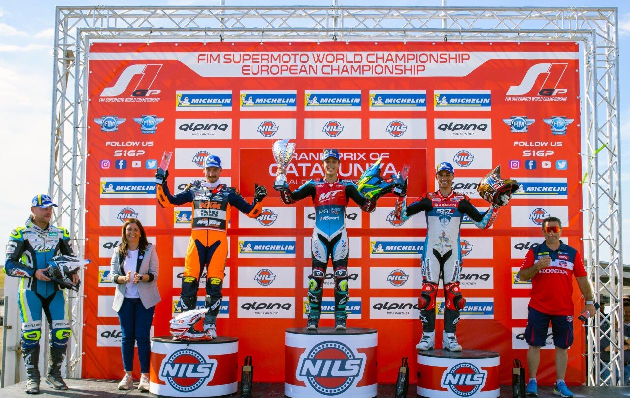 Mondiale Supermoto: Diogo Moreira vince il GP di Catalunya