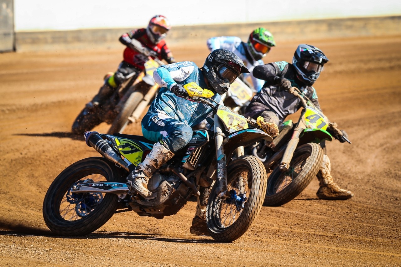 Mondiale Flat Track: Moschini primo in Repubblica Ceca - GALLERY