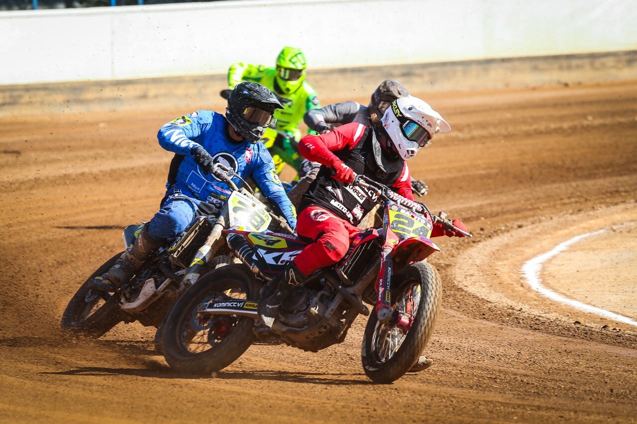 Mondiale Flat Track: Moschini primo in Repubblica Ceca - GALLERY