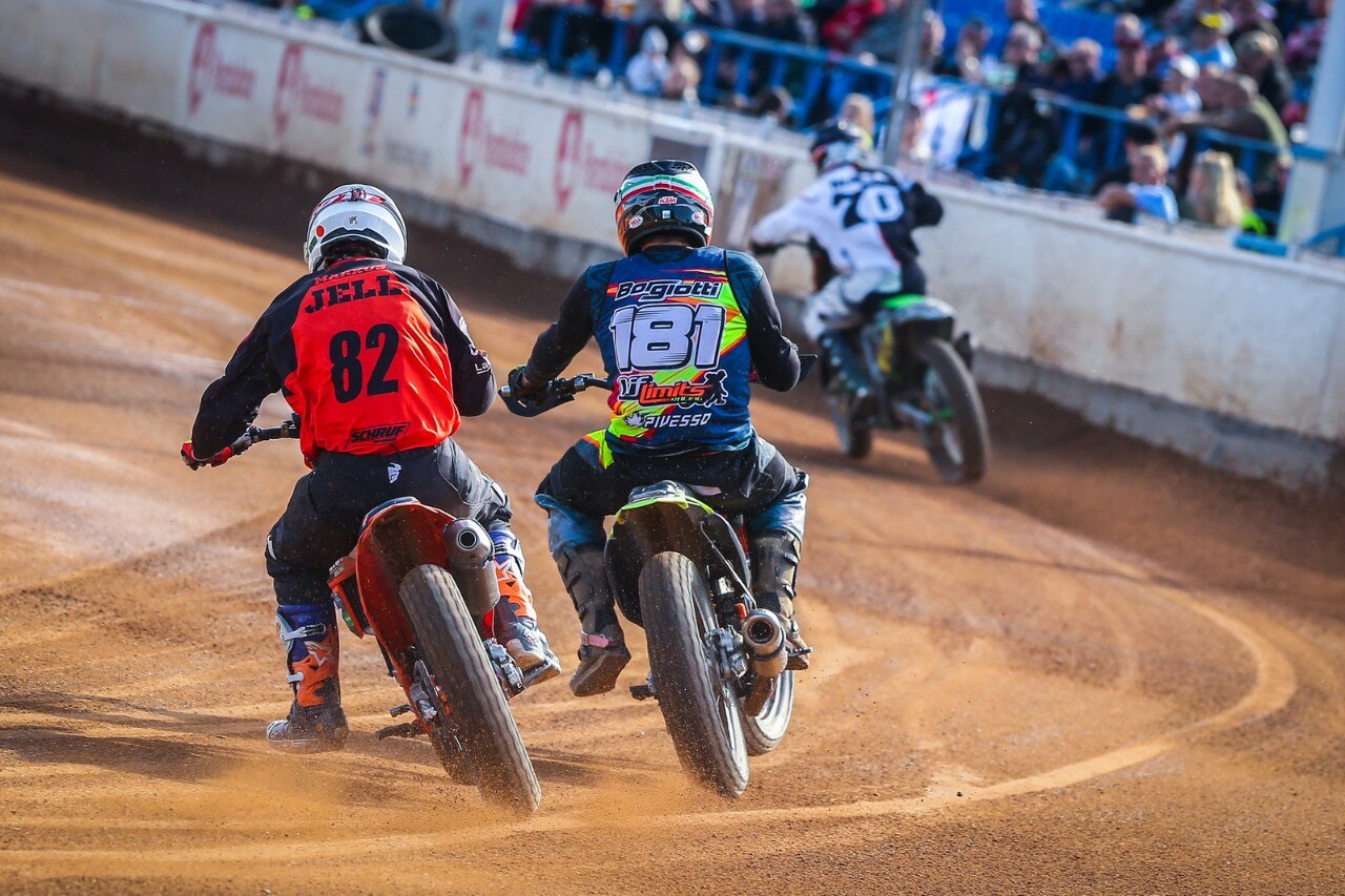 Mondiale Flat Track: Moschini primo in Repubblica Ceca - GALLERY