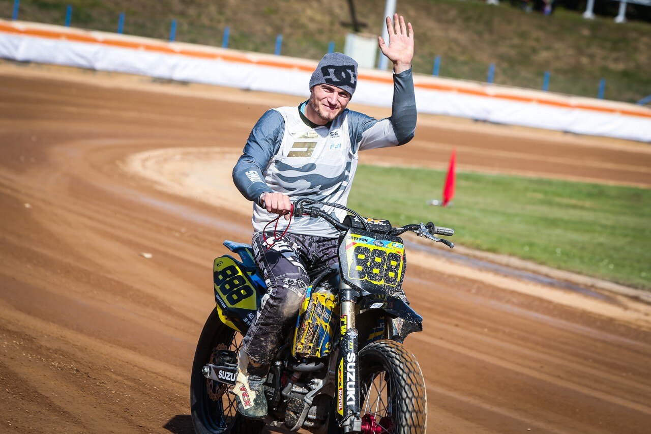 Mondiale Flat Track: Moschini primo in Repubblica Ceca - GALLERY