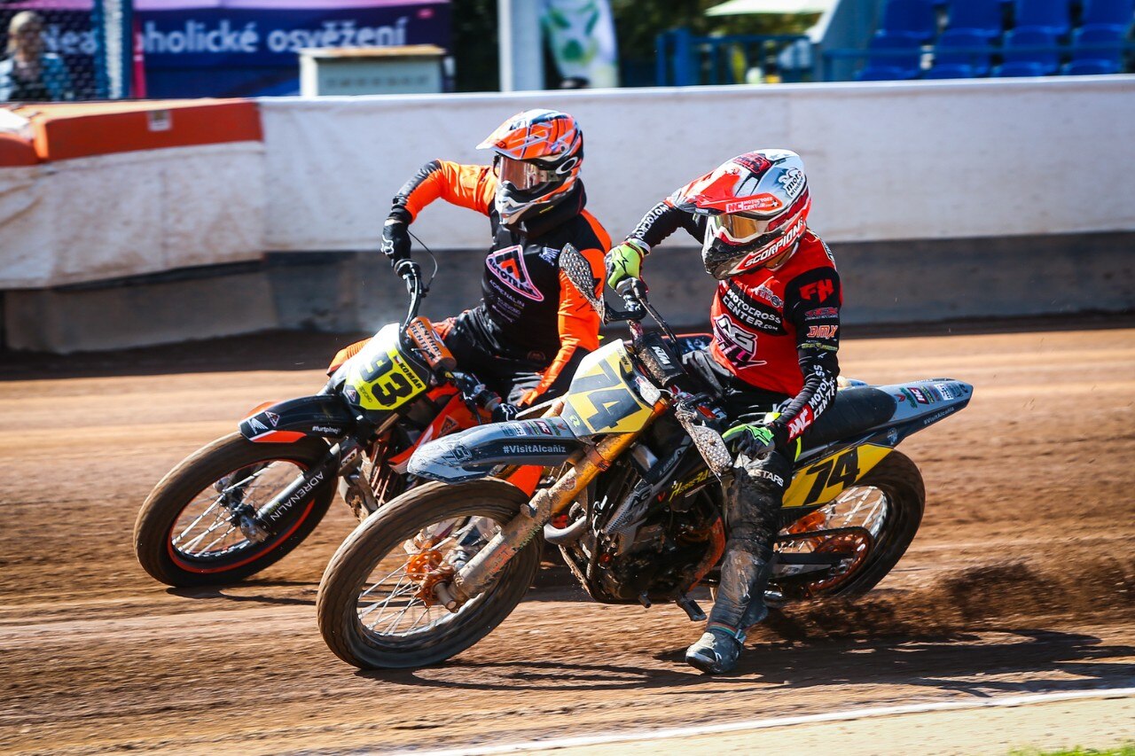 Mondiale Flat Track: Moschini primo in Repubblica Ceca - GALLERY