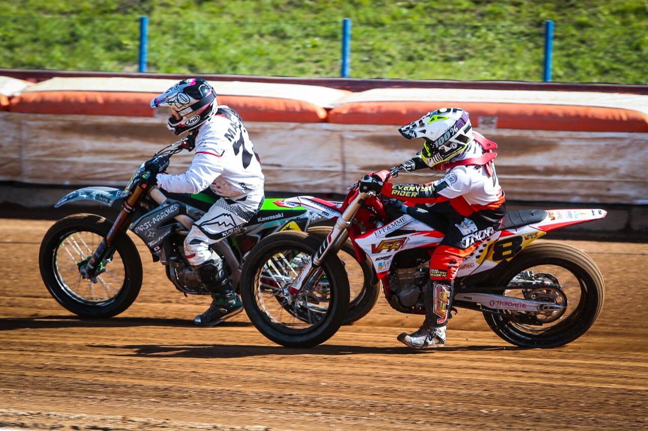 Mondiale Flat Track: Moschini primo in Repubblica Ceca - GALLERY
