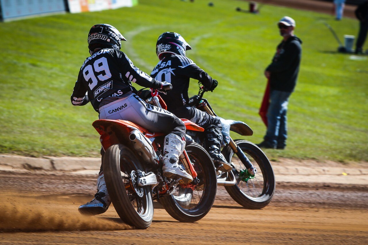 Mondiale Flat Track: Moschini primo in Repubblica Ceca - GALLERY