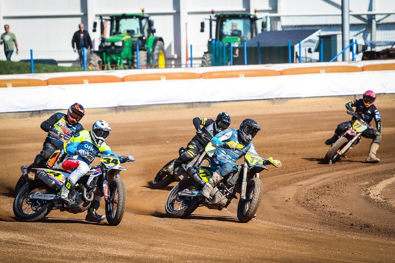Mondiale Flat Track: Moschini primo in Repubblica Ceca - GALLERY