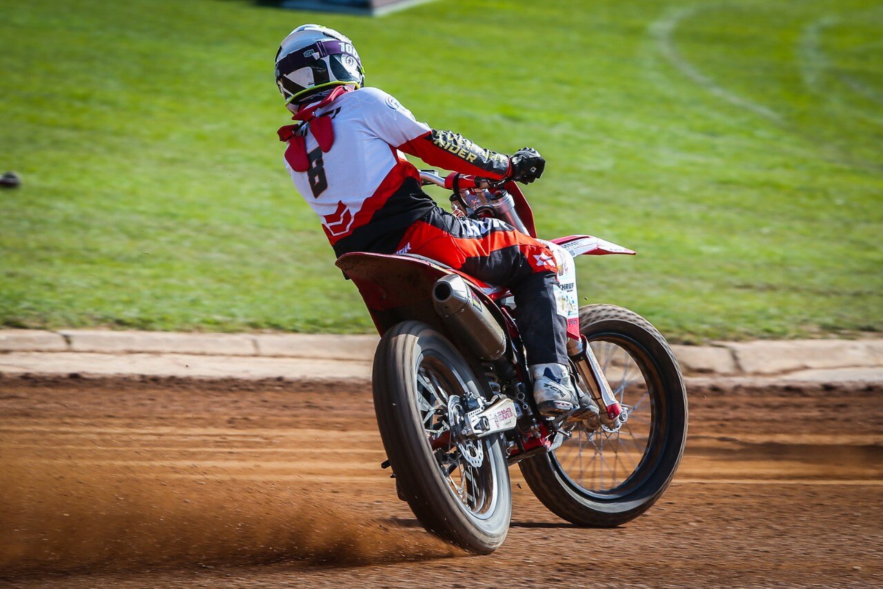 Mondiale Flat Track: Moschini primo in Repubblica Ceca - GALLERY